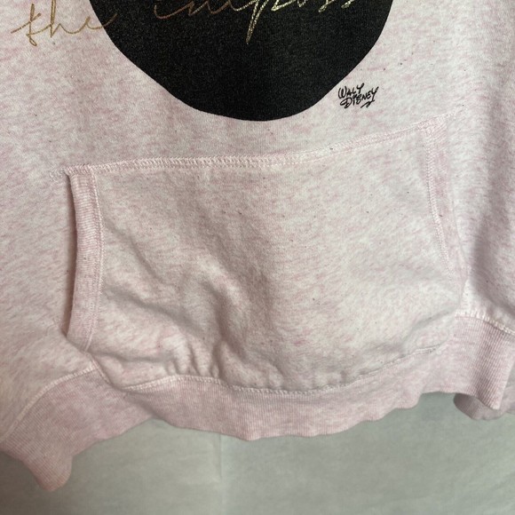 Women's L.O.G.G. DISNEY Mickey Mouse Hoodie Sweatshirt PInk Small - Picture 4 of 7
